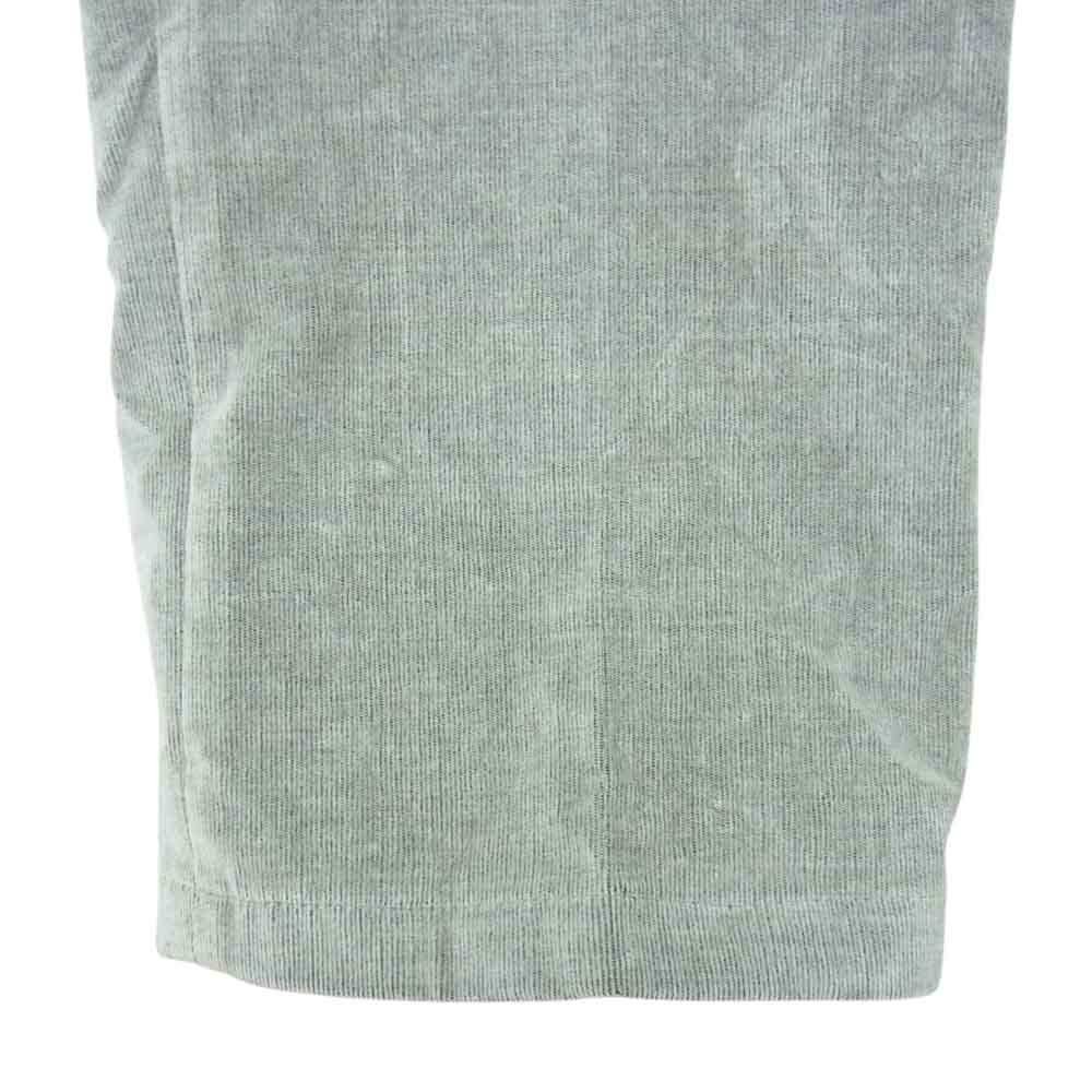 Emporio Armani エンポリオ・アルマーニ 11P59S 1タック ストレッチ コーデュロイ トラウザー パンツ グレー系 01【新古品】【未使用】【中古】