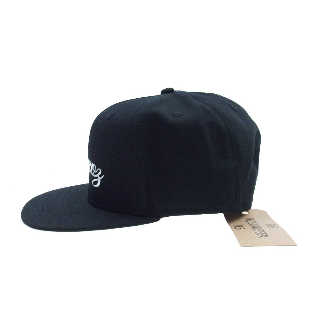 HideandSeek ハイドアンドシーク ONE OZ BASEBALL CAP スナップバック キャップ ブラック系【新古品】【未使用】【中古】