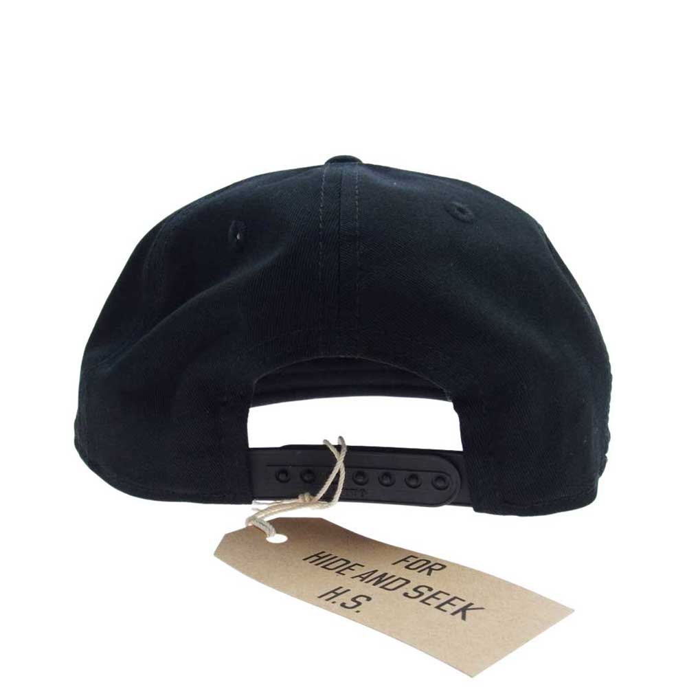 HideandSeek ハイドアンドシーク ONE OZ BASEBALL CAP スナップバック キャップ ブラック系【新古品】【未使用】【中古】