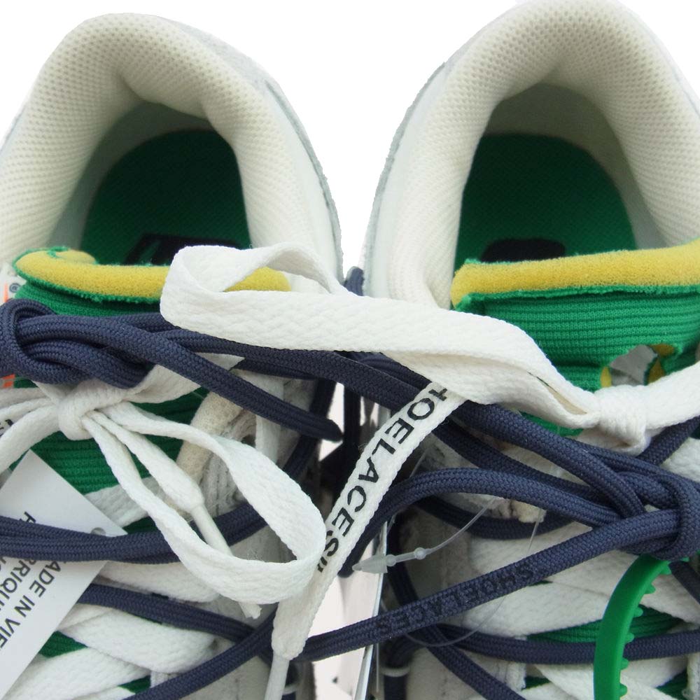 NIKE ナイキ DJ0950-115 × OFFWHITE DUNK LOW オフホワイト ローカット スニーカー グレー系 オフホワイト系 26cm【極上美品】【中古】