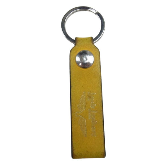 Lewis Leathers ルイスレザー KEY RING MK-1 レザー キーリング キーホルダー イエロー系【中古】