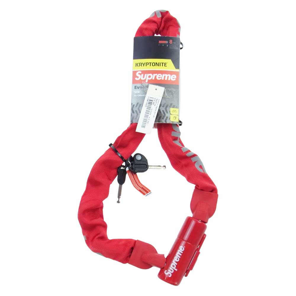 Supreme シュプリーム 21SS Kryptonite Integrated Chain Lock クリプトナイト インテグレイテド チェーン ロック レッド系【極上美品】【中古】