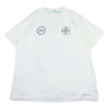 OFF-WHITE オフホワイト OMAA038T19185088 × FRAGMENT DESIGN フラグメントデザイン 国内正規品 Cereal T-Shirt シリアル ロゴ プリント Tシャツ ホワイト系 M【中古】
