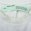 OFF-WHITE オフホワイト OMAA038T19185088 × FRAGMENT DESIGN フラグメントデザイン 国内正規品 Cereal T-Shirt シリアル ロゴ プリント Tシャツ ホワイト系 M【中古】