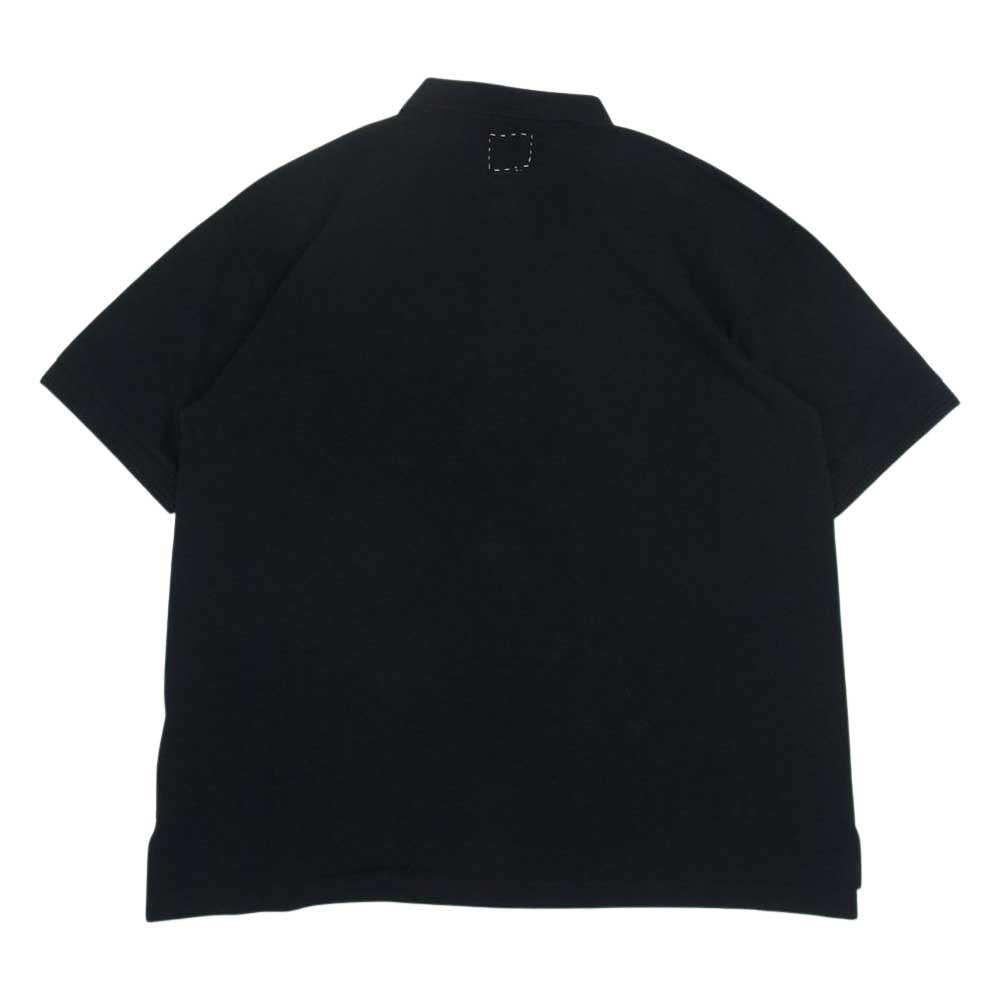 VISVIM ビズビム 23SS JUMBO WELLER S/S 0123105010022 半袖ポロシャツ ブラック系 4【新古品】【未使用】【中古】