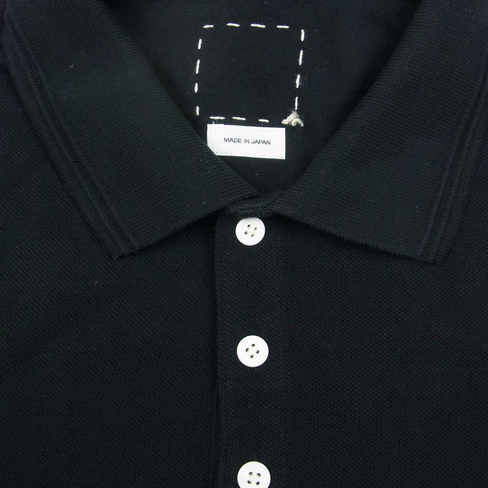 VISVIM ビズビム 23SS JUMBO WELLER S/S 0123105010022 半袖ポロシャツ ブラック系 4【新古品】【未使用】【中古】