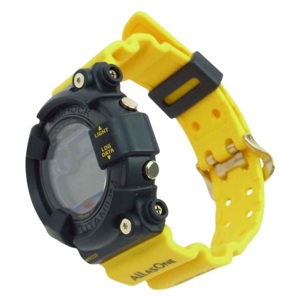 G-SHOCK ジーショック GW-8200K-9JR アイサーチ ジャパン コラボ フロッグマン Love The Sea And The Earth 限定 ISO200M防水 腕時計 ブラック系 イエロー系【新古品】【未使用】【中古】