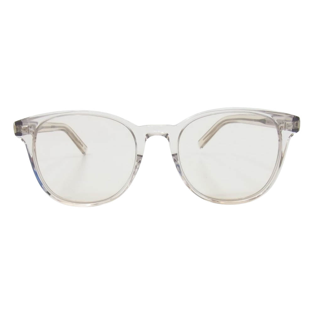 SAINT LAURENT サンローラン SL 527 ZOE 005 スクエア クリア フレーム サングラス 眼鏡 アイウェア クリア系 52□19 145【中古】