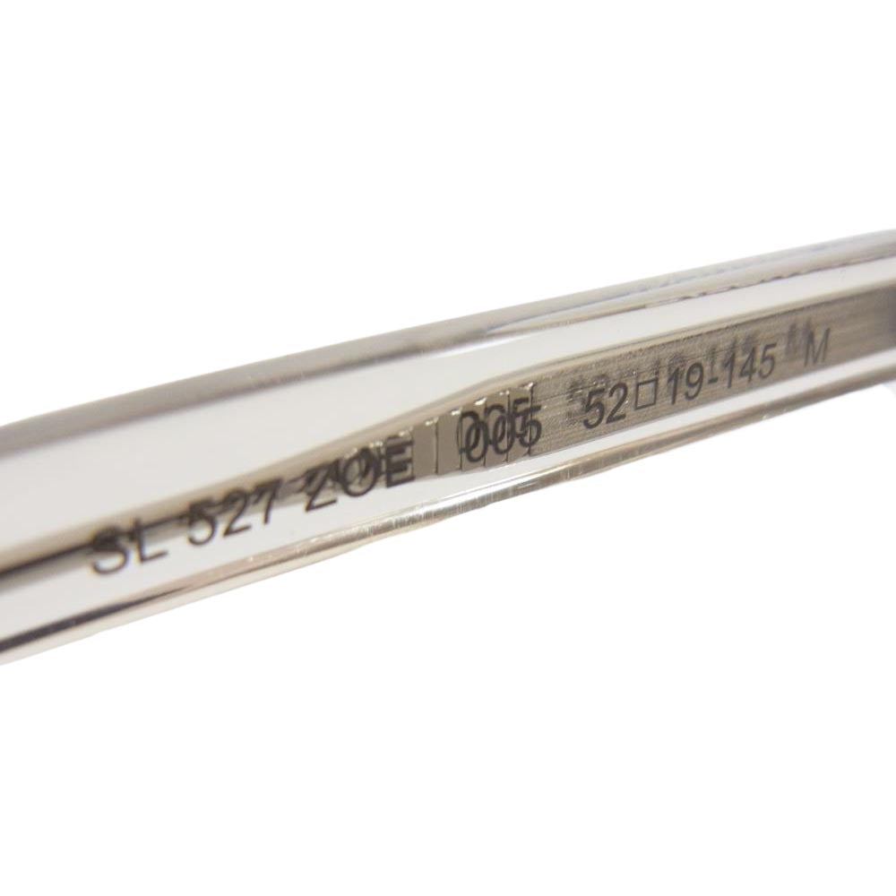 SAINT LAURENT サンローラン SL 527 ZOE 005 スクエア クリア フレーム サングラス 眼鏡 アイウェア クリア系 52□19 145【中古】