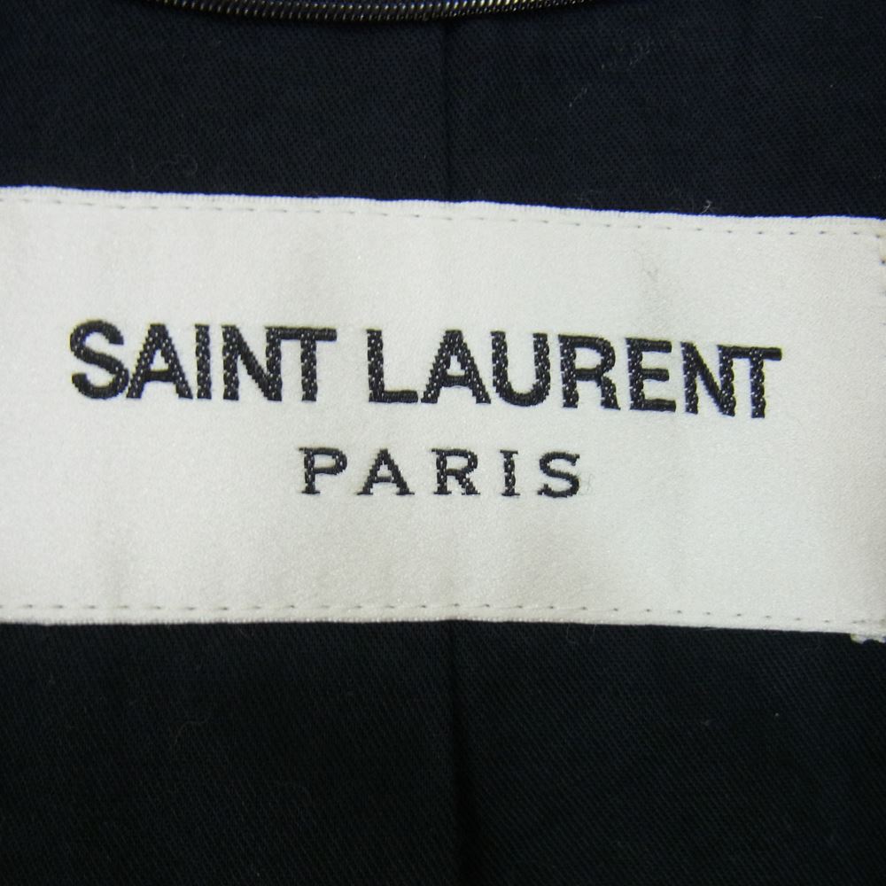 SAINT LAURENT サンローラン 415808 Y039W エディ期 トレンチ コート ベージュ系 50【中古】