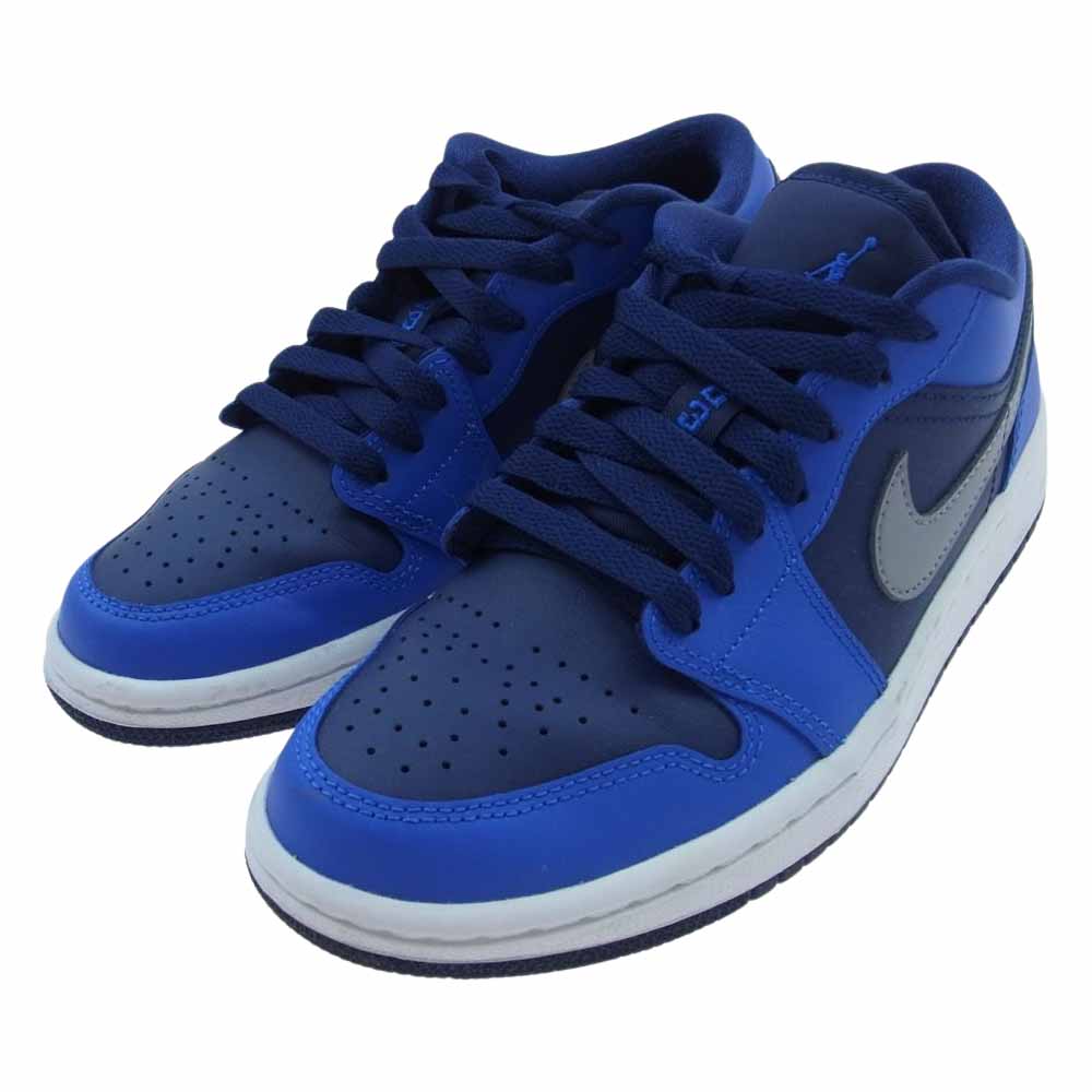 NIKE ナイキ DC0774-400 WMNS Air Jordan 1 Low Game Royal ウィメンズ エアジョーダン1 ロー ゲーム ロイヤル スニーカー ブルー系 22.5cm【中古】