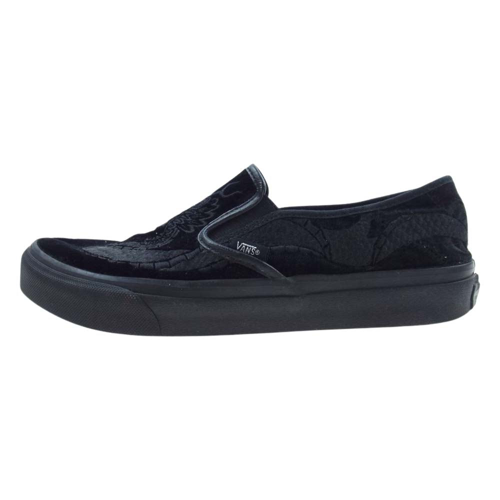 VANS バンズ × DELUXE デラックス SLIP-ON スリッポン ブラック系 26.5cm【中古】
