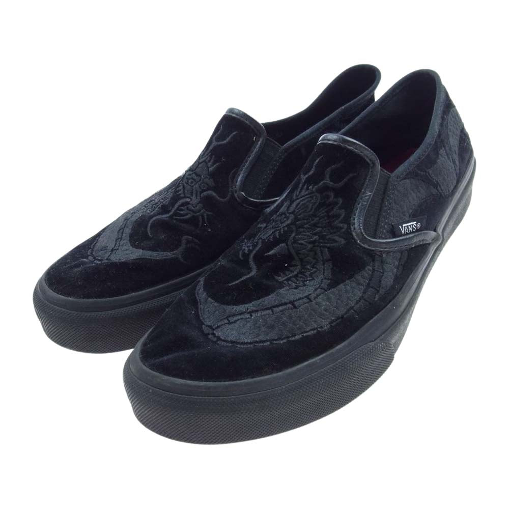 VANS バンズ × DELUXE デラックス SLIP-ON スリッポン ブラック系 26.5cm【中古】