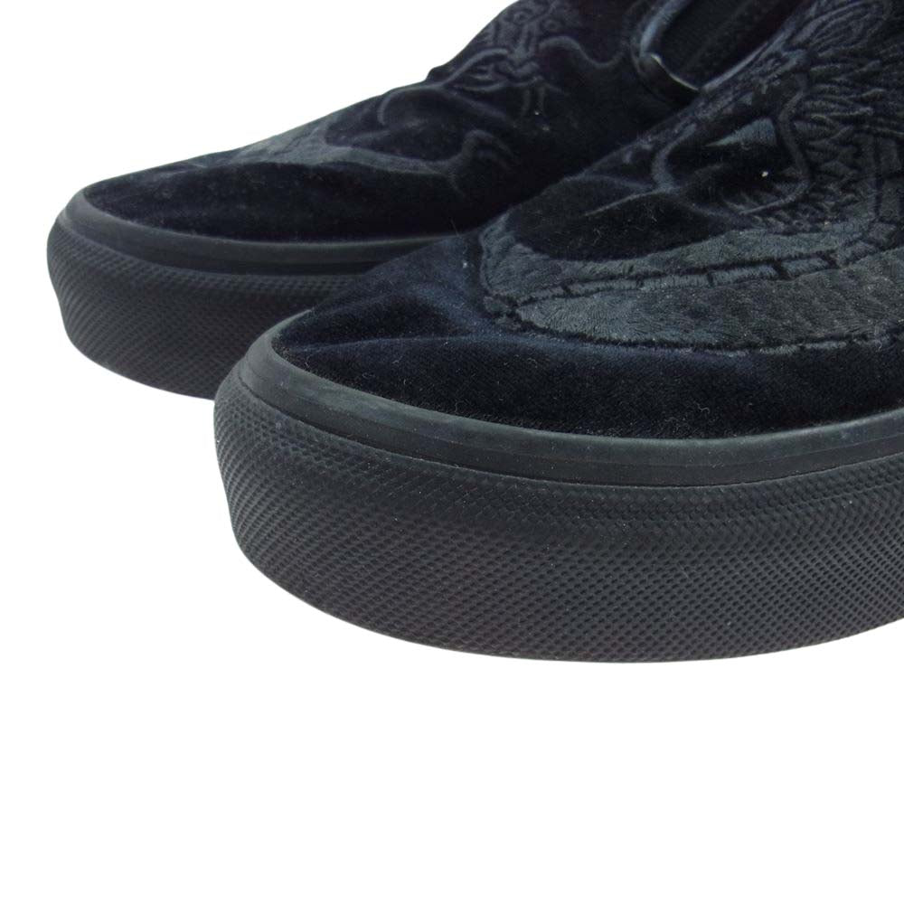 VANS バンズ × DELUXE デラックス SLIP-ON スリッポン ブラック系 26.5cm【中古】