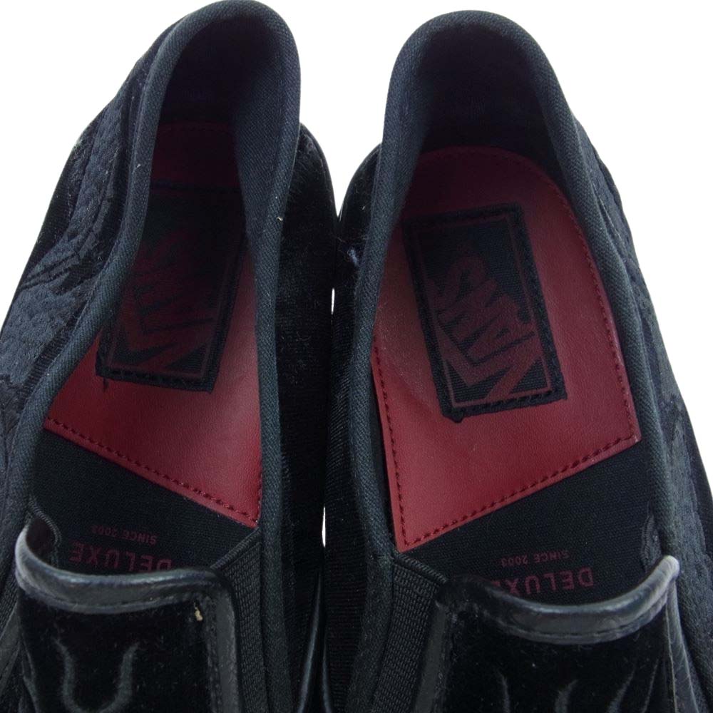 VANS バンズ × DELUXE デラックス SLIP-ON スリッポン ブラック系 26.5cm【中古】