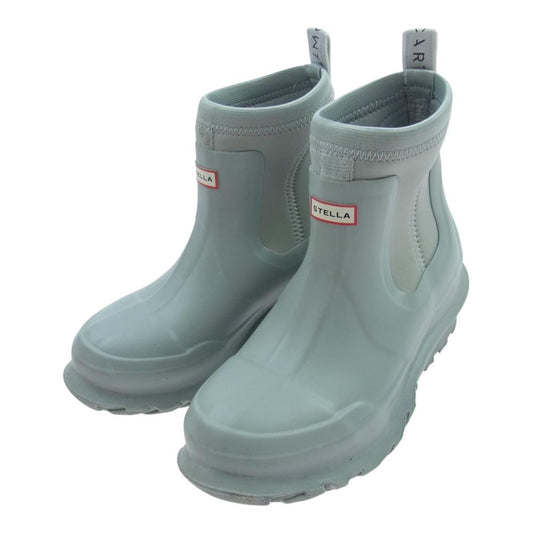 Stella McCartney ステラマッカートニー 596450 × HUNTER ハンター レイン ブーツ グレー系 UK6【中古】