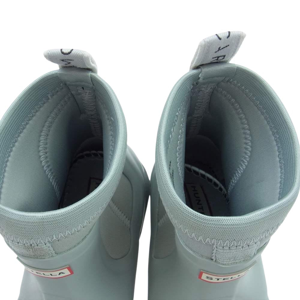 Stella McCartney ステラマッカートニー 596450 × HUNTER ハンター レイン ブーツ グレー系 UK6【中古】