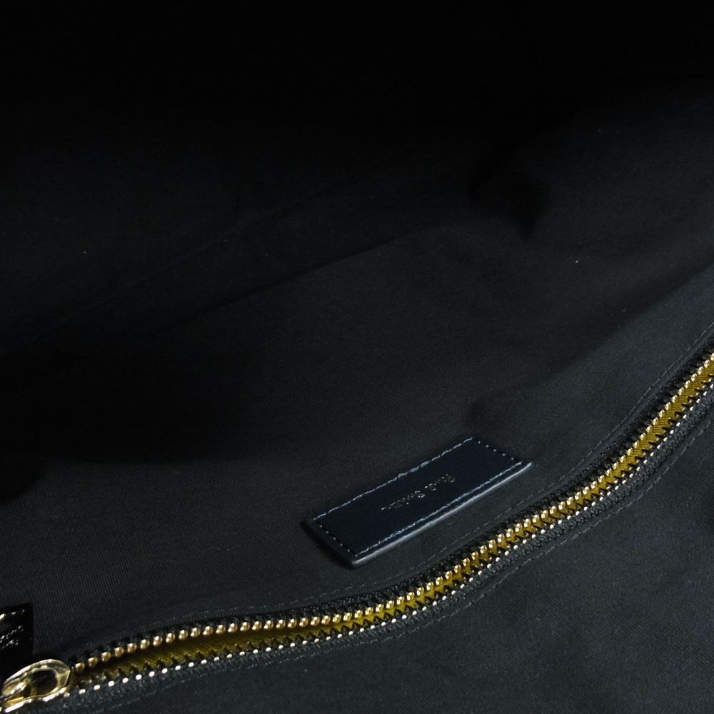 Paul Smith ポール・スミス PSN950 インセット ハンドル ビジネスバッグ ブリーフケース ダークグリーンブラック【美品】【中古】