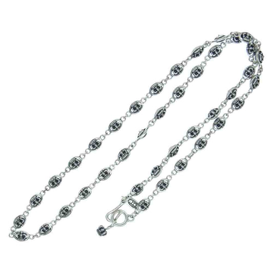 Justin Davis ジャスティンデイビス SNJ120 QE2 クラウン チェーン ネックレス シルバー系【中古】