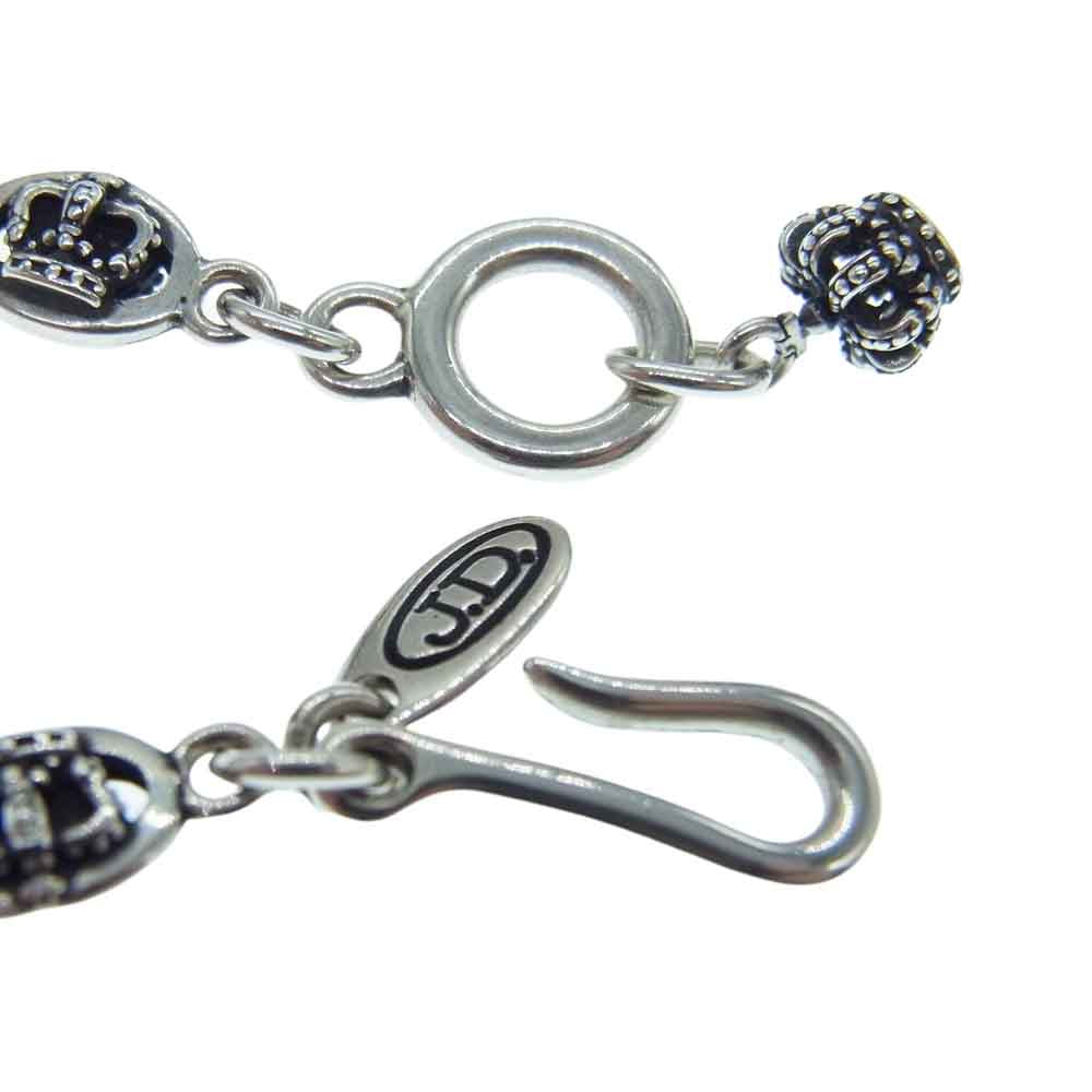 Justin Davis ジャスティンデイビス SNJ120 QE2 クラウン チェーン ネックレス シルバー系【中古】