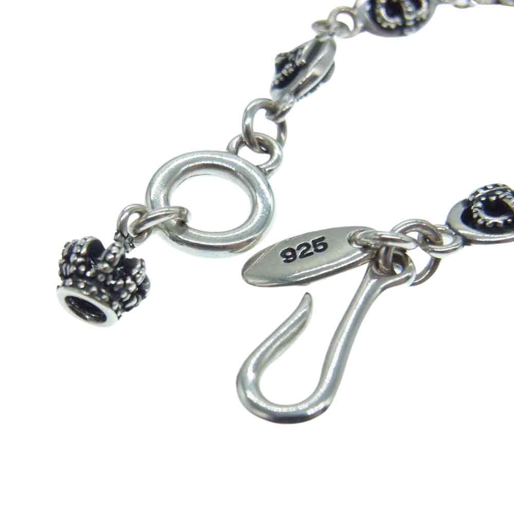 Justin Davis ジャスティンデイビス SNJ120 QE2 クラウン チェーン ネックレス シルバー系【中古】