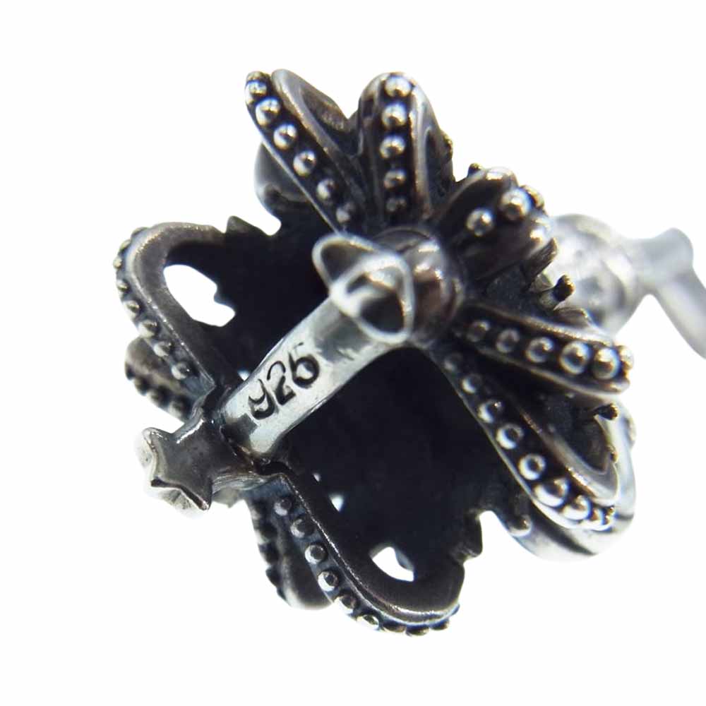 Justin Davis ジャスティンデイビス SPJ1002 清春 EVIL ACT エヴィルアクト ダイヤ クラウン キー ペンダントトップ シルバー系【中古】