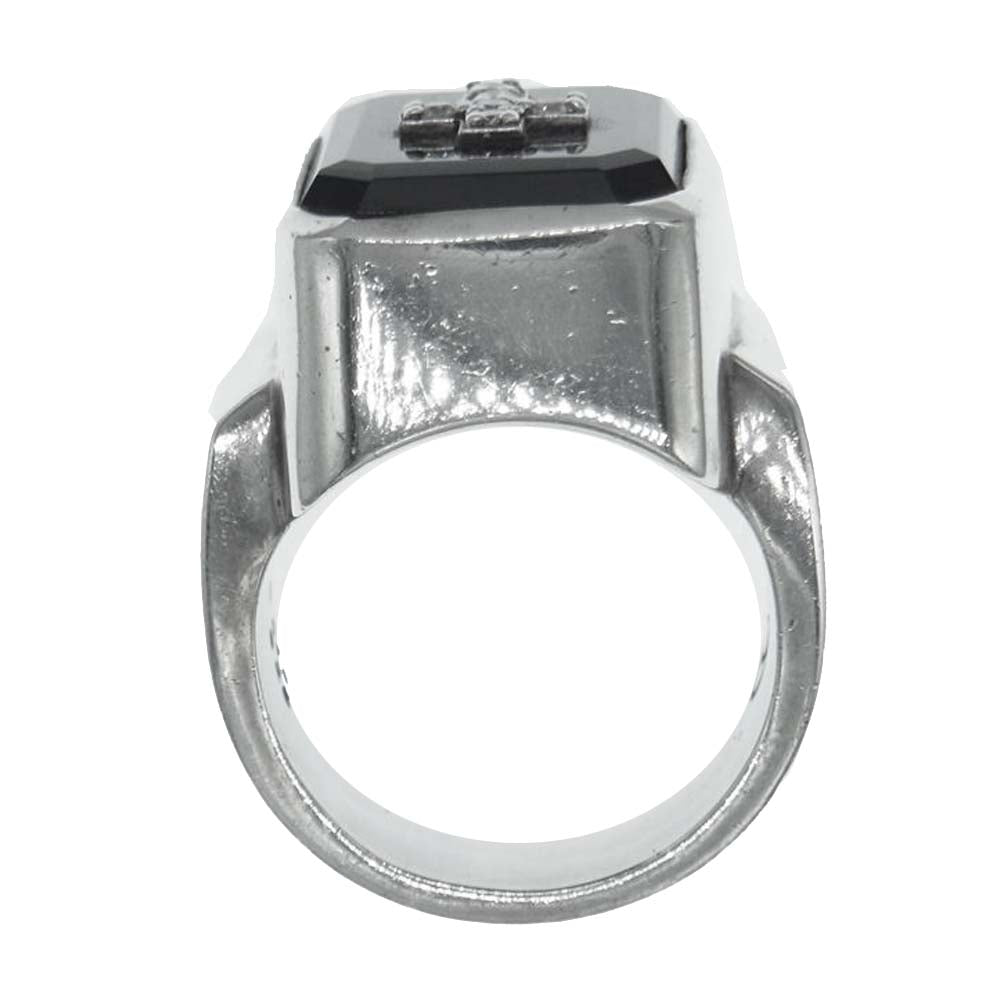 Justin Davis ジャスティンデイビス SRJ100 EMINEM エミネム ミニクロス オニキス ダイヤモンド 15.5～16号【中古】