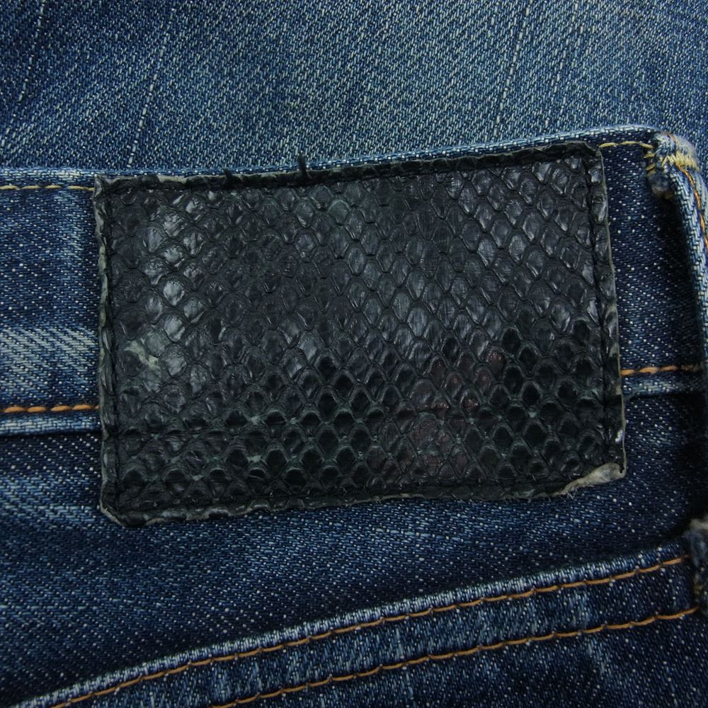 VISVIM ビズビム FLUXUS DENIM 03R フルクサス デニム パンツ インディゴブルー系 34【中古】