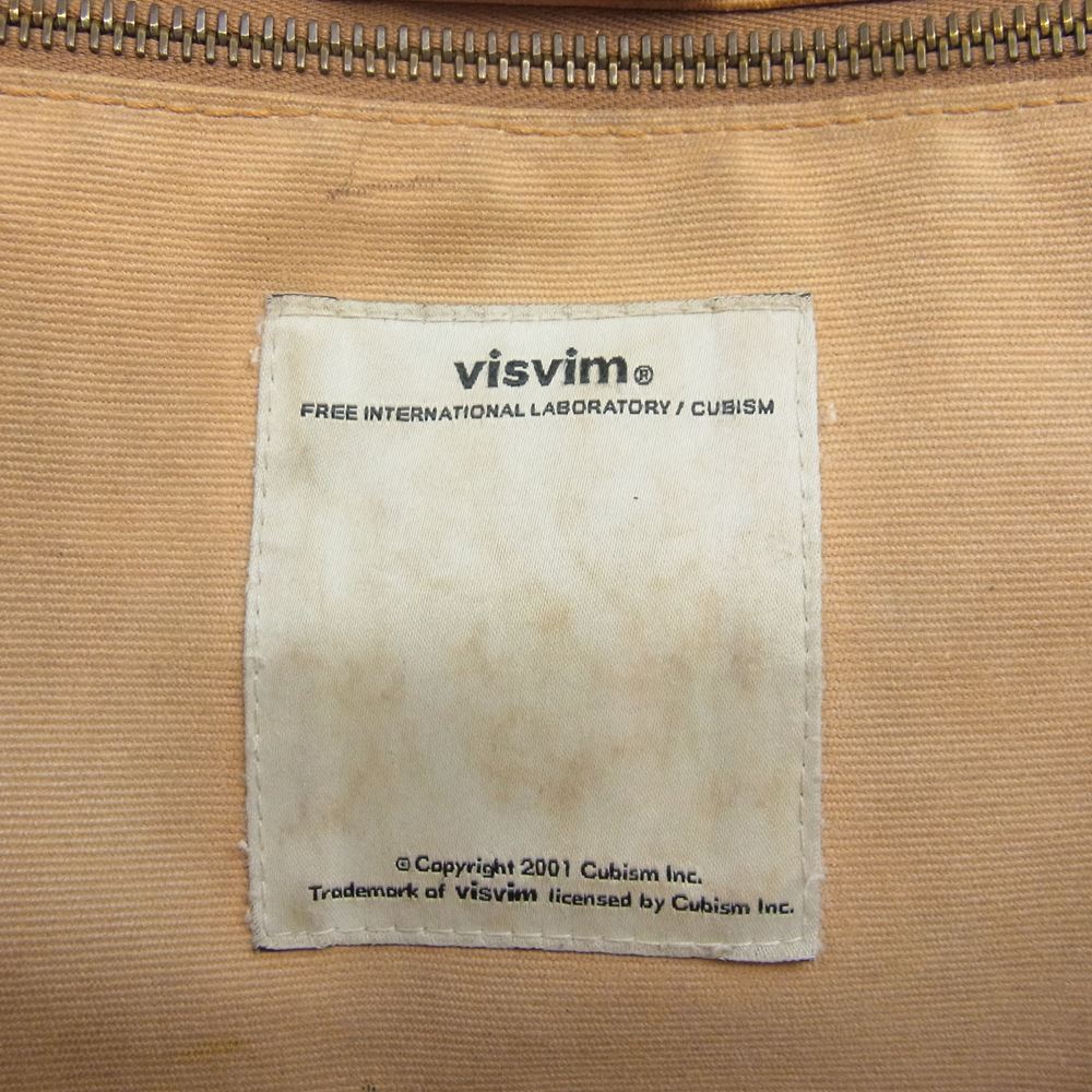 VISVIM ビズビム HOMER TOTE CANVAS キャンバス ホーマー トート バッグ ベージュ系【中古】