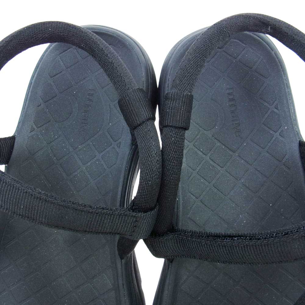 nonnative ノンネイティブ NN-F4255BL9 × rig リグ KAMBA カンバ ストラップ サンダル ブラック系 27cm【極上美品】【中古】