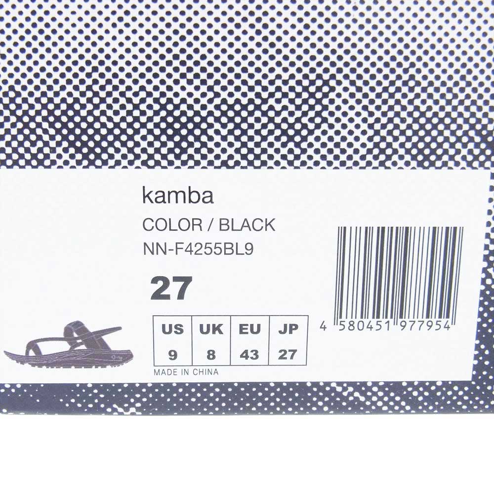 nonnative ノンネイティブ NN-F4255BL9 × rig リグ KAMBA カンバ ストラップ サンダル ブラック系 27cm【極上美品】【中古】