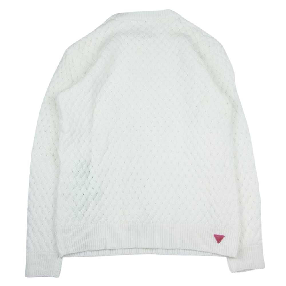 リベイロ フィッシャーマン クルーネック ニット セーター ホワイト系 M【中古】