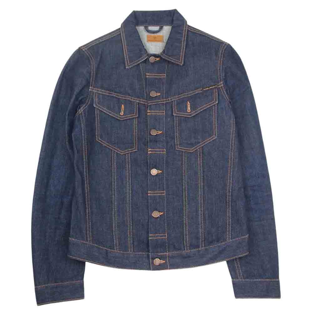 Nudie Jeans ヌーディージーンズ BILLY ビリー デニム ジャケット DRY SUPER BLUE インディゴブルー系 S【中古】