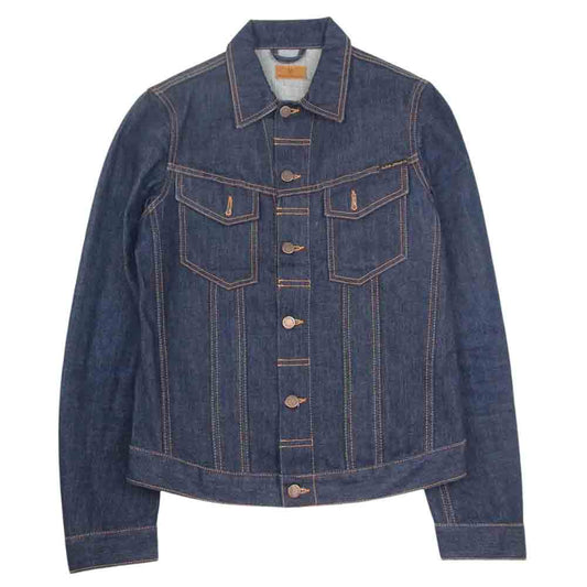 Nudie Jeans ヌーディージーンズ BILLY ビリー デニム ジャケット DRY SUPER BLUE インディゴブルー系 S【中古】