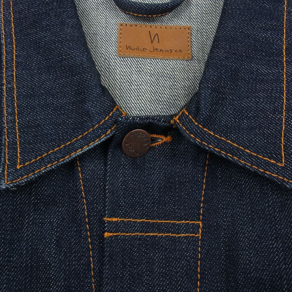 Nudie Jeans ヌーディージーンズ BILLY ビリー デニム ジャケット DRY SUPER BLUE インディゴブルー系 S【中古】