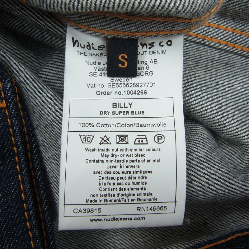 Nudie Jeans ヌーディージーンズ BILLY ビリー デニム