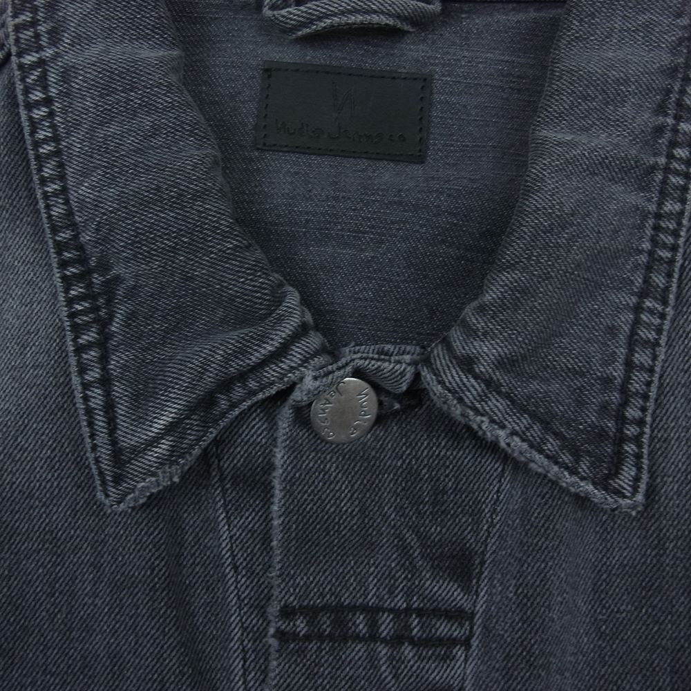 Nudie Jeans ヌーディージーンズ BILLY ビリー ブラック デニム ジャケット ブラック系 M【中古】