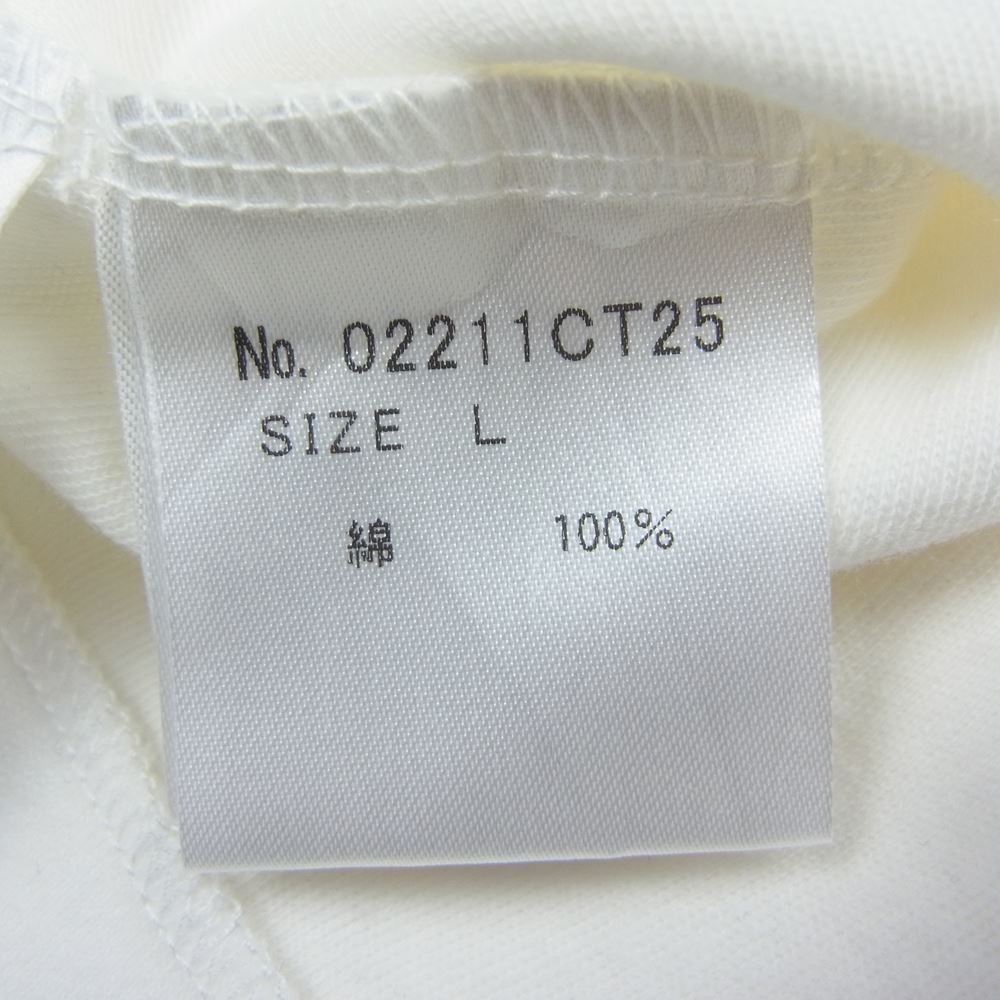 HYSTERIC GLAMOUR ヒステリックグラマー 02211CT25 HG ROCKERS 半袖 Tシャツ ホワイト系 L【中古】