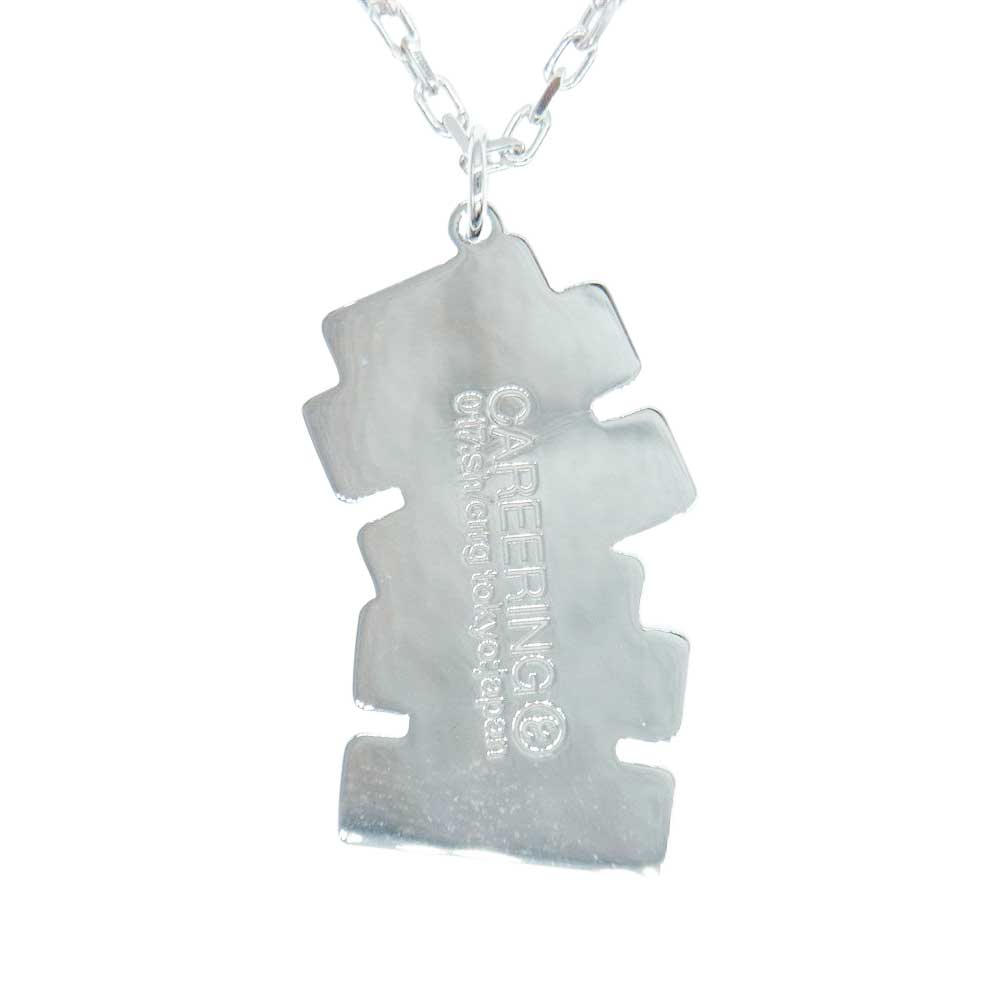 キャリアリング BEP001-BEP × BLACK EYE PATCH ブラック アイ パッチ AZUKI アズキ チェーン ネックレス シルバー系【極上美品】【中古】