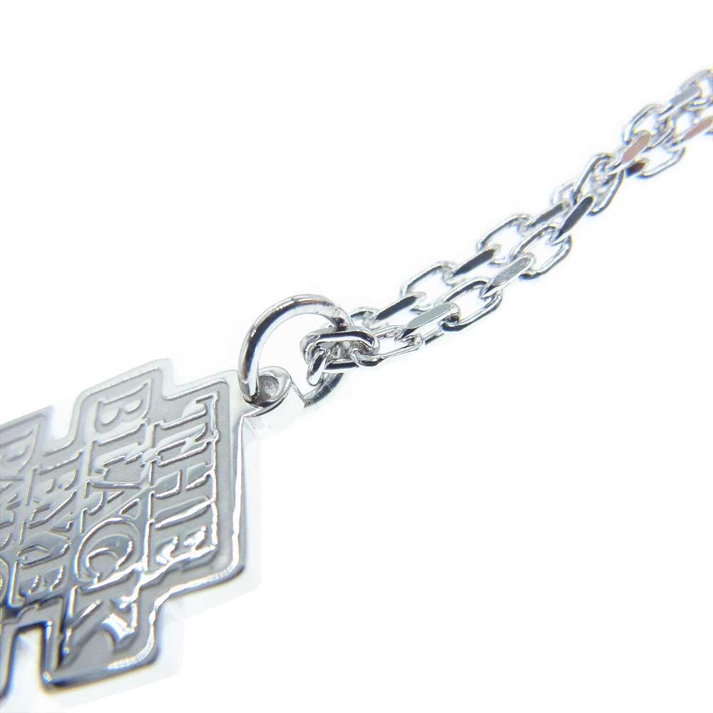 キャリアリング BEP001-BEP × BLACK EYE PATCH ブラック アイ パッチ AZUKI アズキ チェーン ネックレス シルバー系【極上美品】【中古】