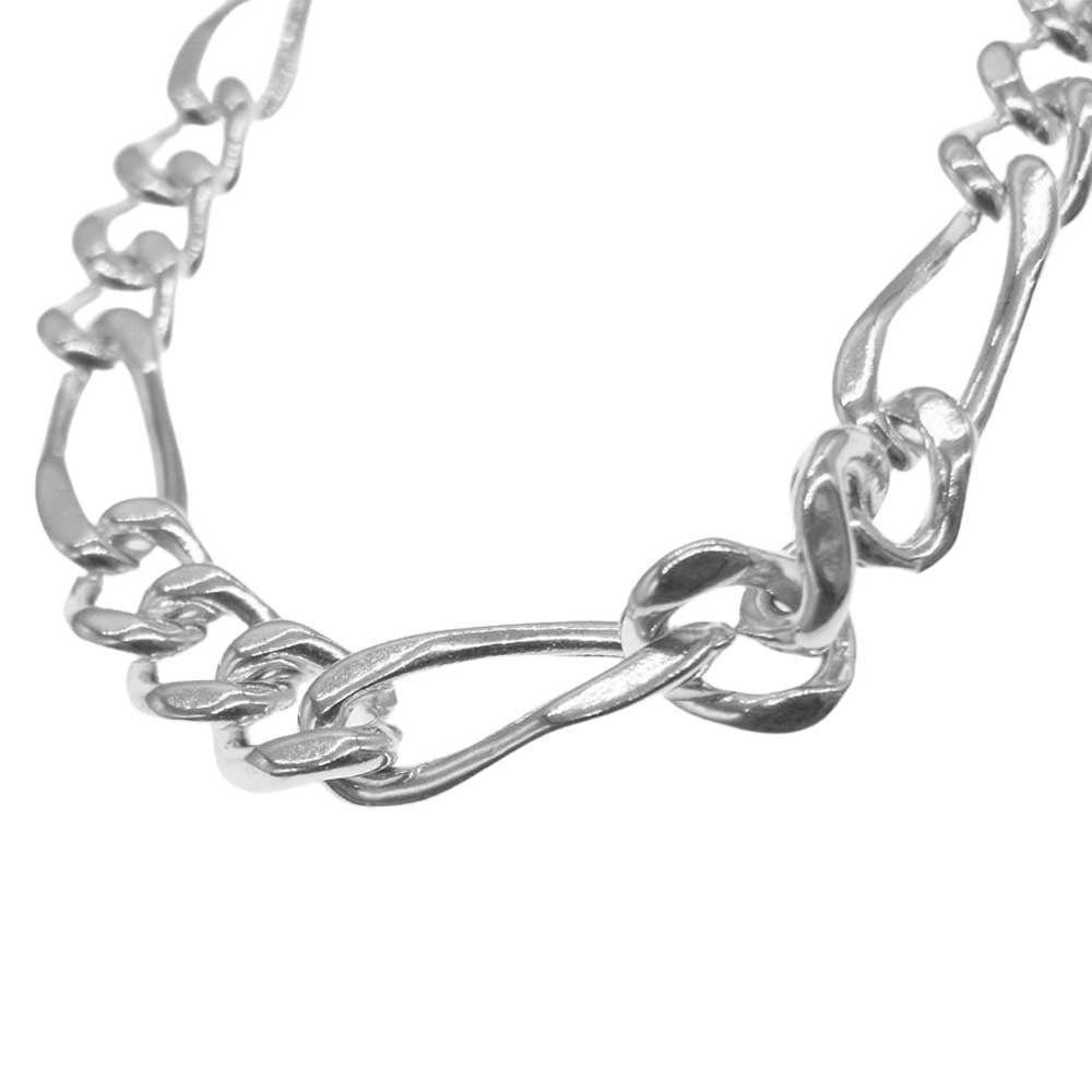 キャリアリング WM-CR-NL01 × WACKO MARIA ワコマリア GUILTY PATIES 33 ギルティーパーティーズ33 フィガロチェーン ネックレス シルバー系【極上美品】【中古】