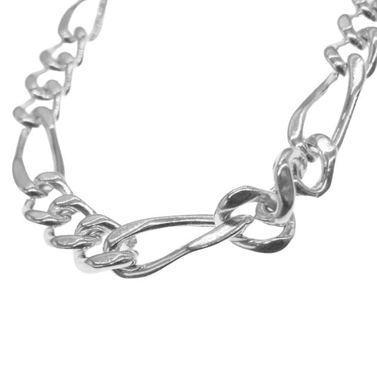 キャリアリング WM-CR-NL01 × WACKO MARIA ワコマリア GUILTY PATIES 33 ギルティーパーティーズ33 フィガロチェーン ネックレス シルバー系【極上美品】【中古】