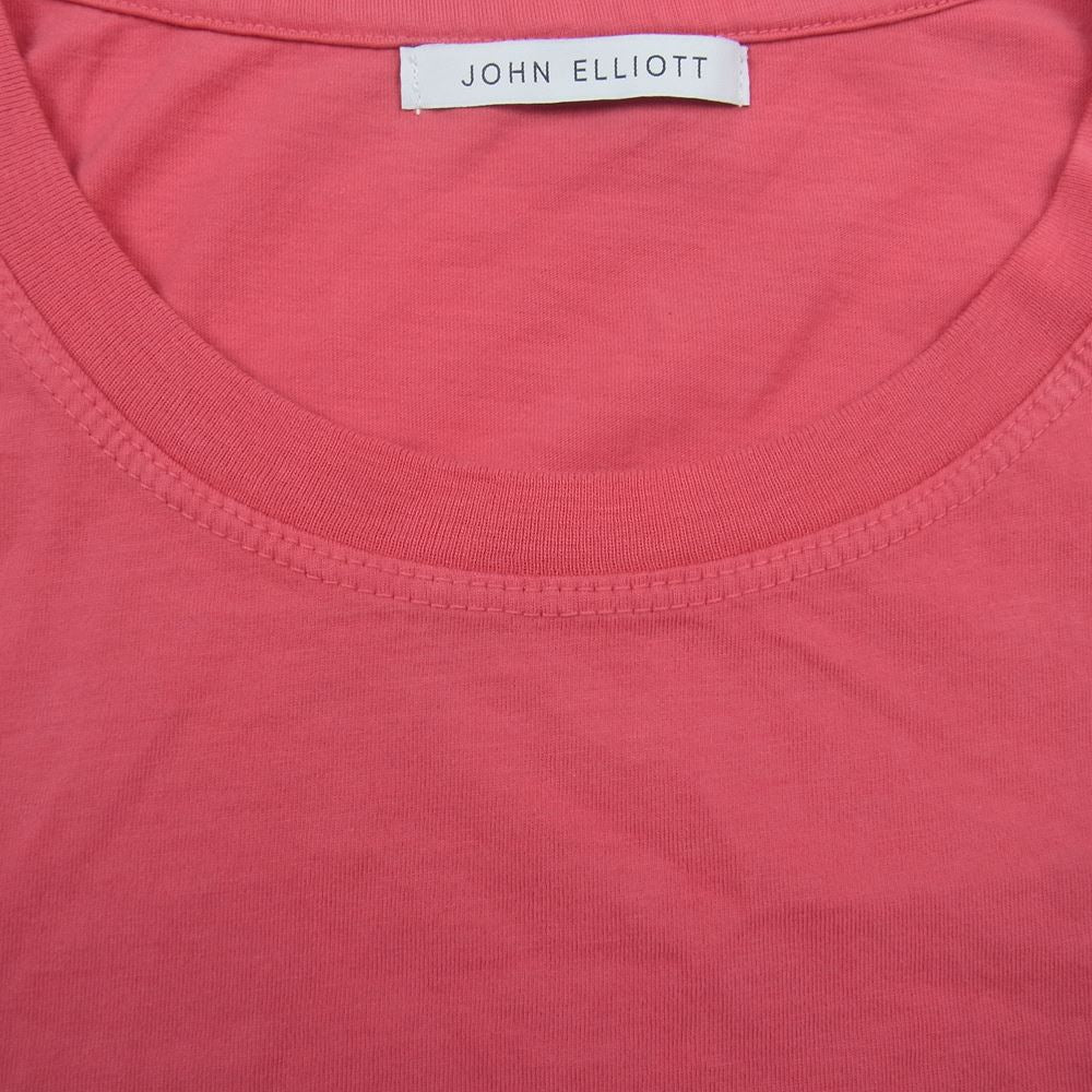 JOHN ELLIOTT 半袖 Tシャツ カットソー レッド レッド系 2【中古】