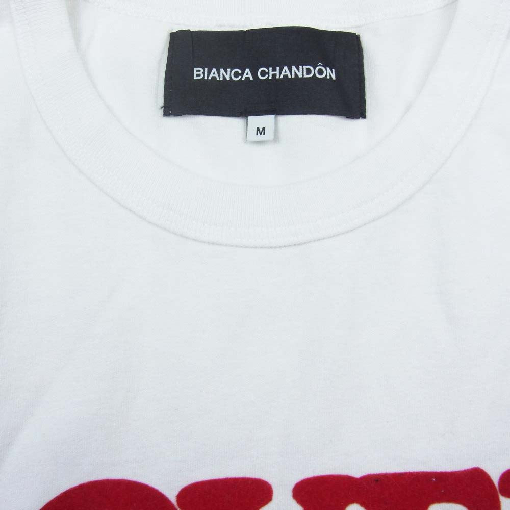 ビアンカシャンドン LOVER フェルト Tシャツ ホワイト系 M【中古】
