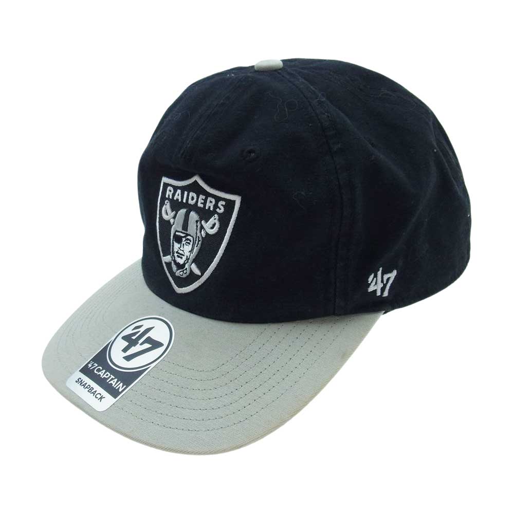 Supreme シュプリーム 19SS NFL Raiders レイダース 47 5-PANEL チームロゴ 5パネル キャップ 帽子 ブラック系【中古】