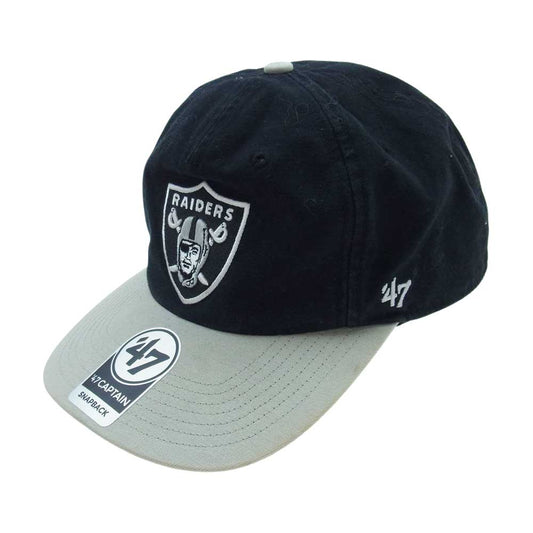 Supreme シュプリーム 19SS NFL Raiders レイダース 47 5-PANEL チームロゴ 5パネル キャップ 帽子 ブラック系【中古】