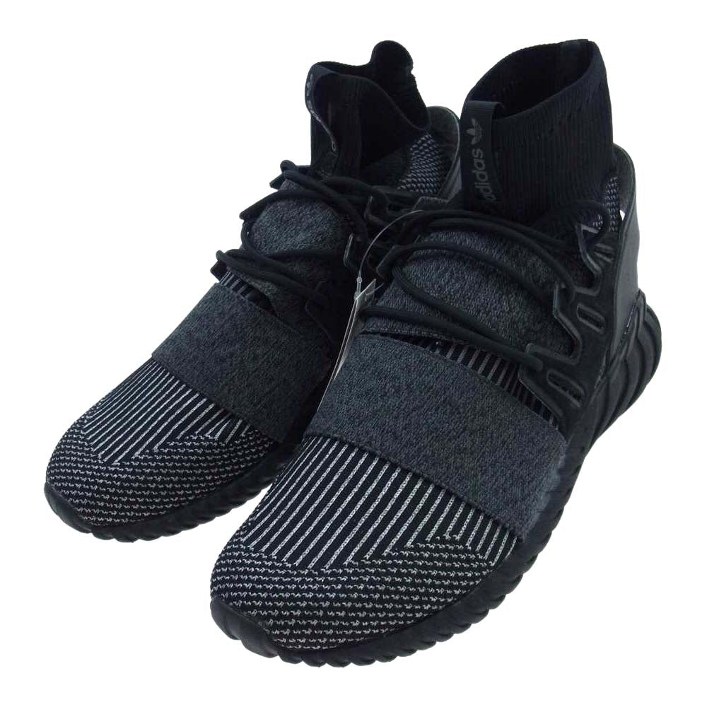 adidas アディダス BY3131 TUBULAR DOOM PK チューブラー ドーム プライムニット ハイカット スニーカー ブラック系 28cm【新古品】【未使用】【中古】