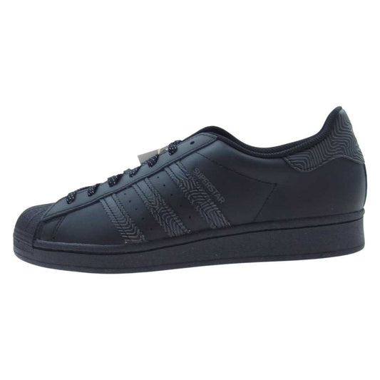 adidas アディダス H00200 SUPERSTAR CORE BLACK スーパースター コア ブラック スニーカー ブラック系 28.5cm【新古品】【未使用】【中古】