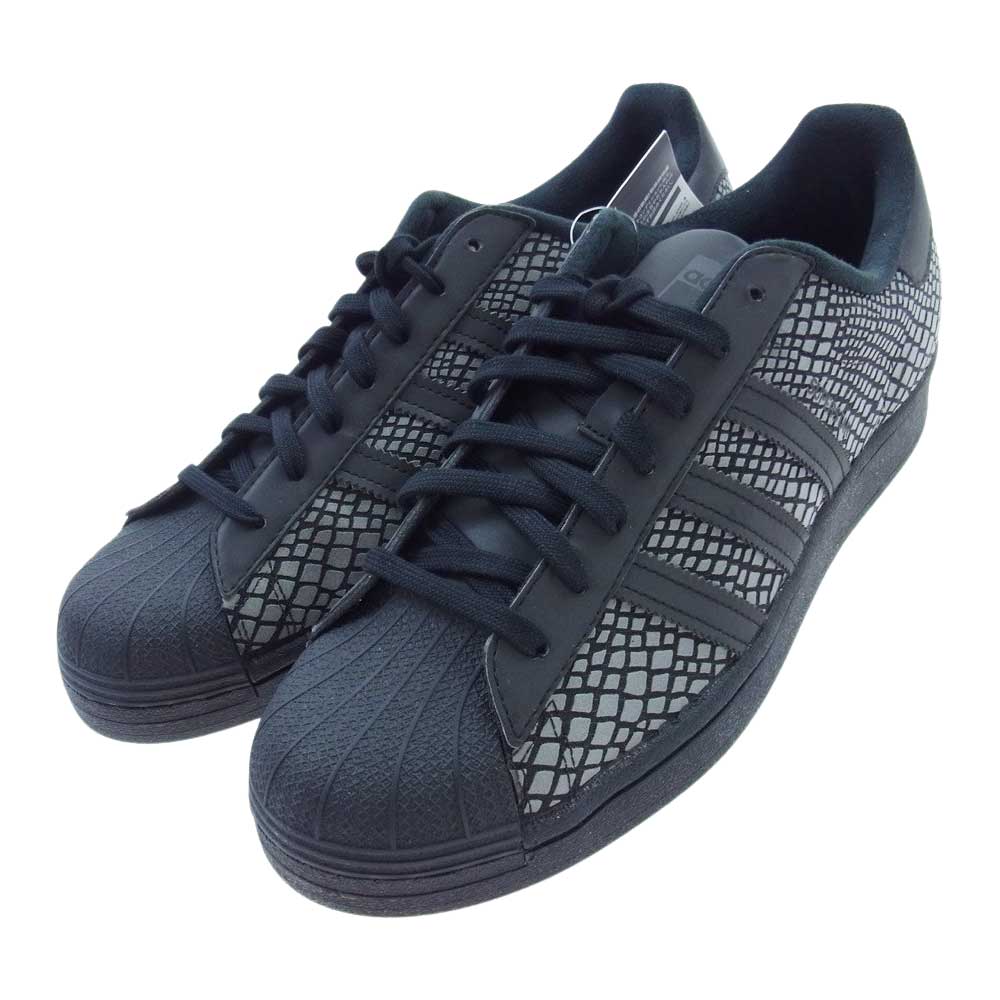 adidas アディダス FY6014 × ATMOS アトモス SUPERSTAR R-SNK スーパースター スニーカー  ブラック系 ダークグレー系 28.5cm【新古品】【未使用】【中古】