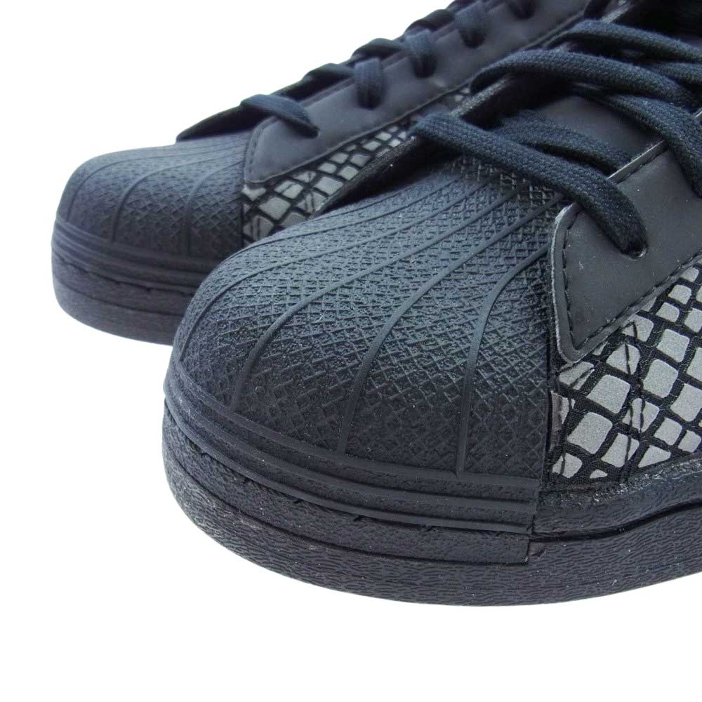 adidas アディダス FY6014 × ATMOS アトモス SUPERSTAR R-SNK スーパースター スニーカー  ブラック系 ダークグレー系 28.5cm【新古品】【未使用】【中古】